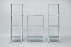 3 metal shelfs (IKEA Hyllis)
