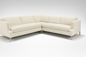 White sectional sofa