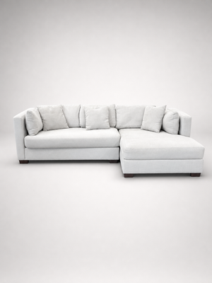 Light Gray RAF Chaise Sectional