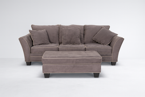 Raymour & Flanagan Briarwood Sofa with Ottoman
