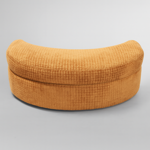 Joybird Amelia Grand Ottoman (Soul in Pantone 18-1154 Glazed Ginger)