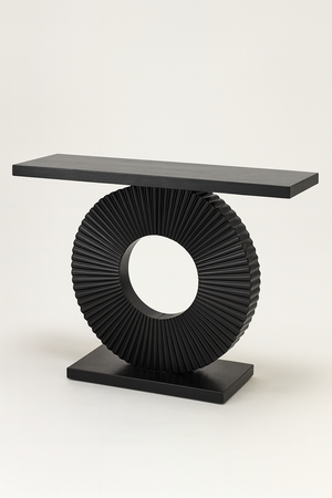 TribeSigns Wooden Console - Black