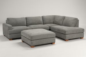 Thomasville Sectional with Ottoman