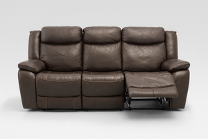Harvey Leather Power Sofa