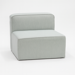 Joybird Logan Armless Chair (Sunbrella Premier Sea)