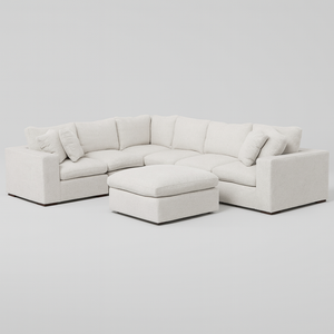 Lowell 6-Piece Light Gray Modular Sectional