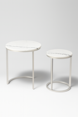 Marble Side Table Set