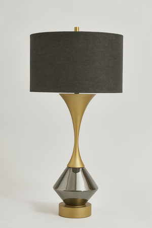 Harp and Finial Lucia 43" Tall Vase Table Lamp