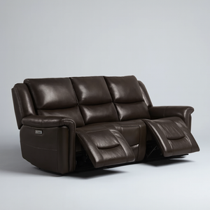 Alba Leather Power Sofa