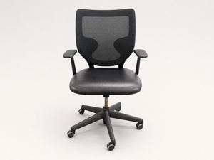 Black Ergonomic Mesh Office Chair — Rolling Task Chair