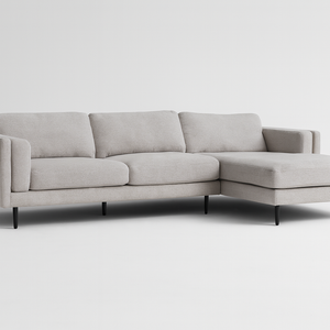 Living Spaces Light Gray Sectional
