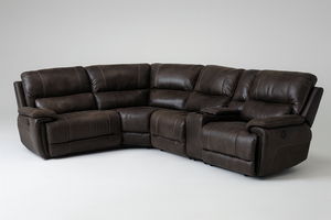 Malachi Leather Power Reclining Sectional