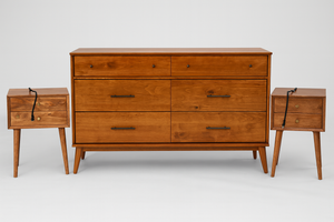 MCM Dresser & Nightstand Set
