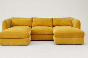 Joybird Sebastian Sectional (Harper Amber Gold)