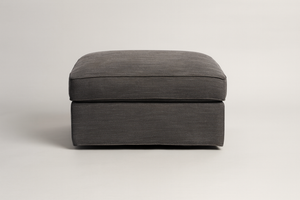 Charcoal Ottoman