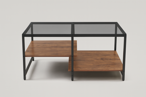Modern Glass Top Coffee Table