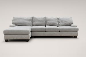 Grey Sectional with Chaise