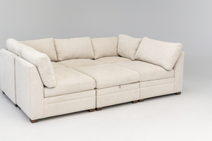 Tisdale 6-Piece Sectional - Beige