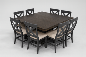 Tristan Two-Tone 9-Piece Dining Set