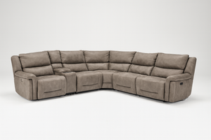 Carlin Fabric Power Sectional