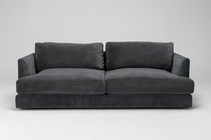 West Elm Haven Sofa (Slate Velvet)