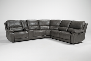 Gilman Creek Wylder Leather Power Reclining Sectional