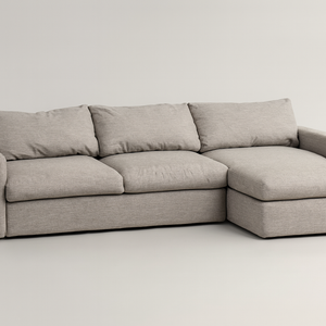 Deep Gray RAF Chaise Sectional
