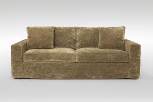 Rowe Furniture Olive Velvet Sofa
