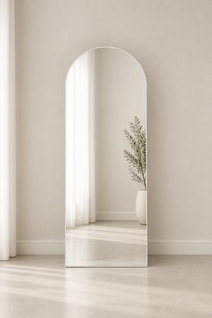 Modern Arched Full-Length Floor Mirror