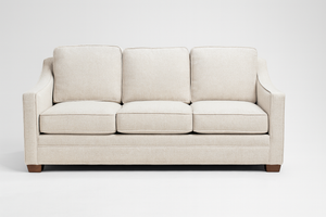 Taupe Sofa with Pullout Mattress