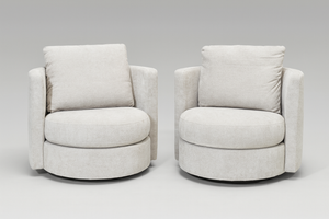 Davos Fabric 2PK Chair Gray