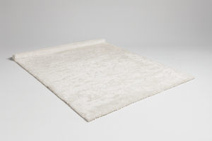 Feizy Indochine White 7’6” x 9’6” Plush Area Rug