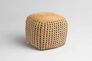 Nourison Jute/Cotton Pouf