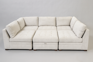 NEW - In Box - Tisdale 6-Piece Beige Sectional