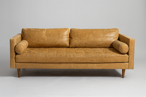 Joybird Briar Leather MCM Sofa