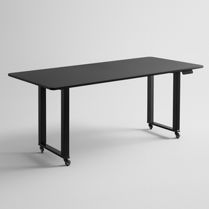 Black Carbon Fiber Standing Desk