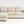 Cameron Sofa Chaise Taupe