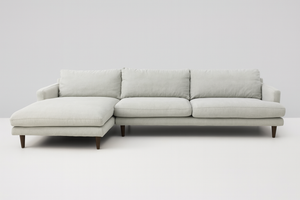 Light Gray Chaise Sectional