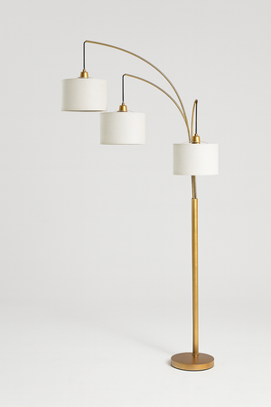 Gold 3 - Bulbed Standing Lamp