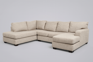 Light Gray U-Shaped Sectional