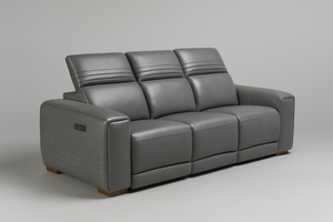 Karson Leather Power Sofa