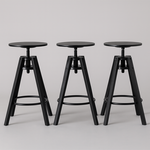 3 Adjustable Height Barstools