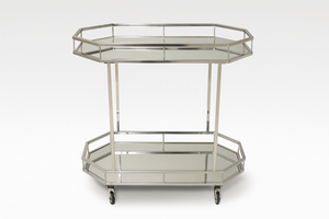 Silver Bar Cart