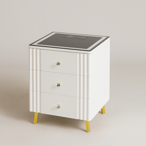 White SMART End Table
