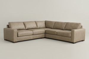 Tayler 3-Piece Leather Sectional