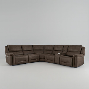 Carlin Fabric Power Sectional