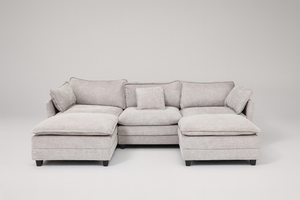 Gray PLUSH Modular Sectional