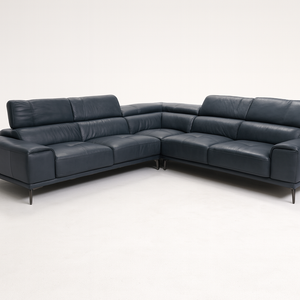 Abbyson Quinton Top Grain Leather Sectional