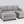 Ashley Gray Reversible Chaise Sectional w/ Ottoman