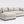 Light Gray LAF Chaise Sectional